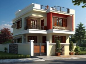 4 room house design