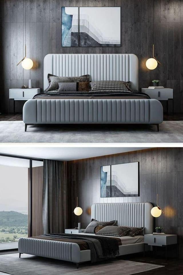 modern bedroom concept