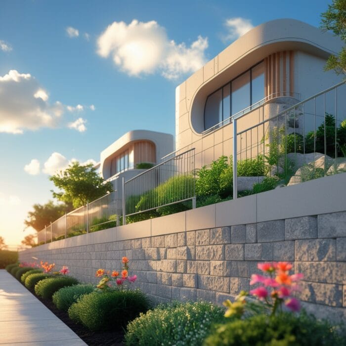 Home Boundary Inner Modern Boundary Wall Design: Elevate Your Home's Aesthetics and Security
