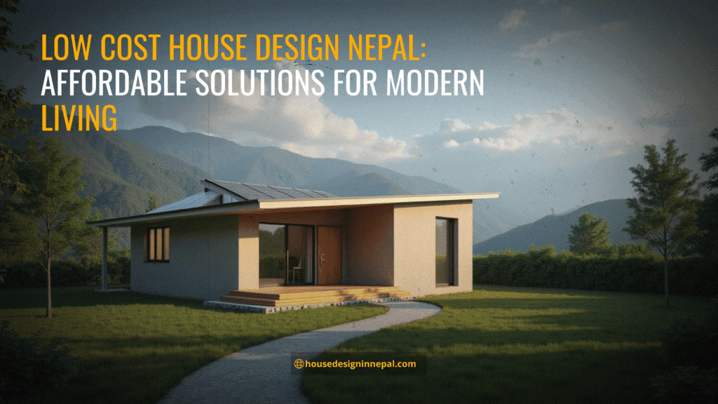 low cost house design nepal