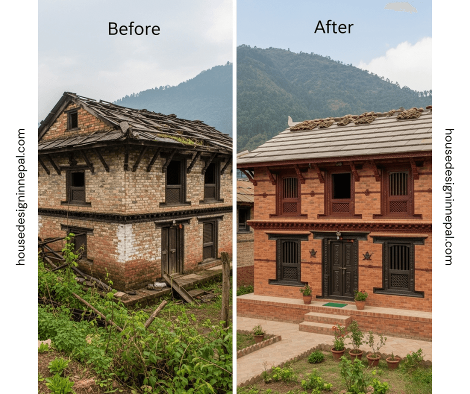 House Renovation Before and After