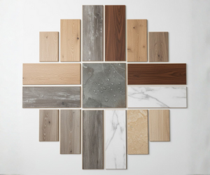 Best SPC flooring brands available in Nepal showing various design options