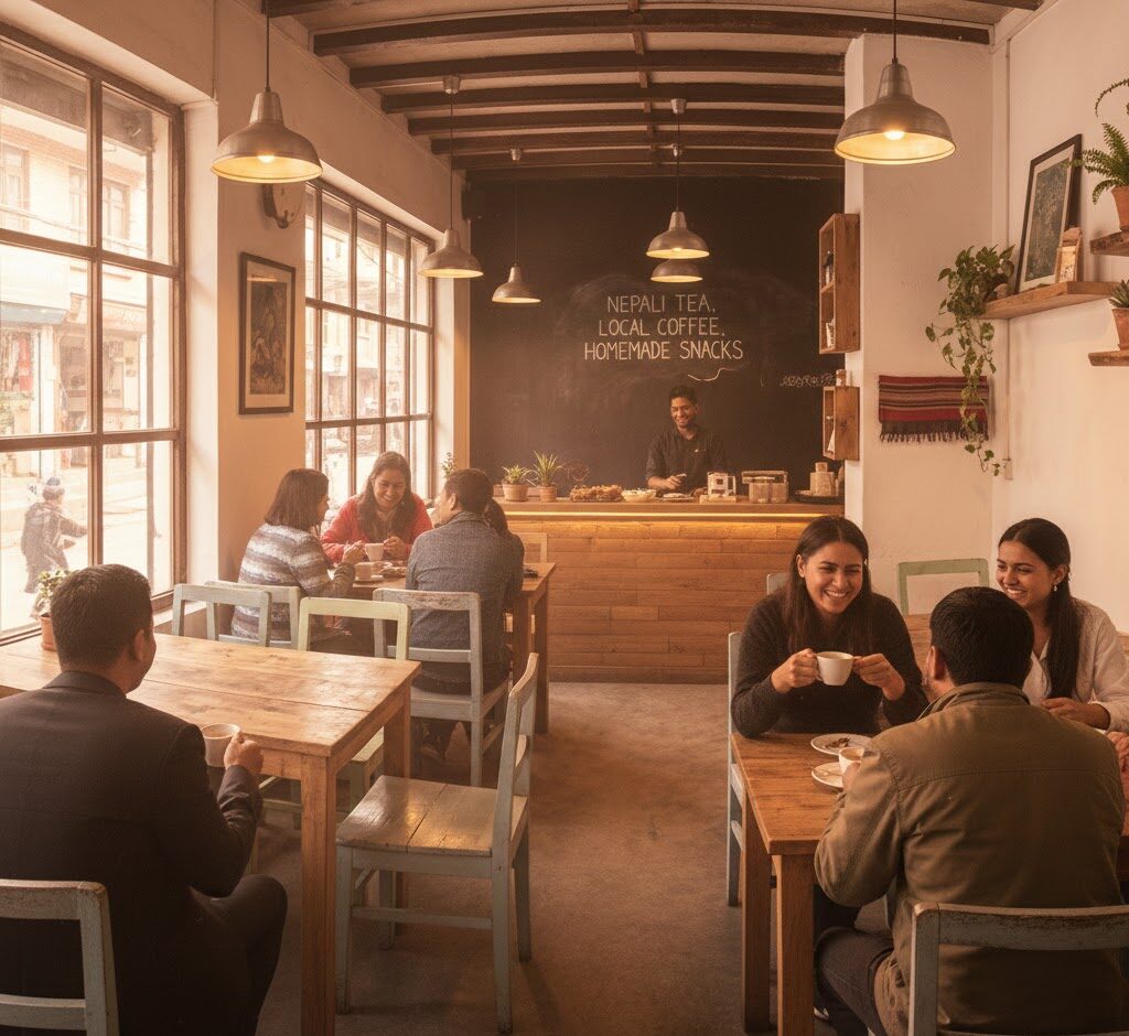 Inspiring small café interior design creating welcoming community space on affordable budget
