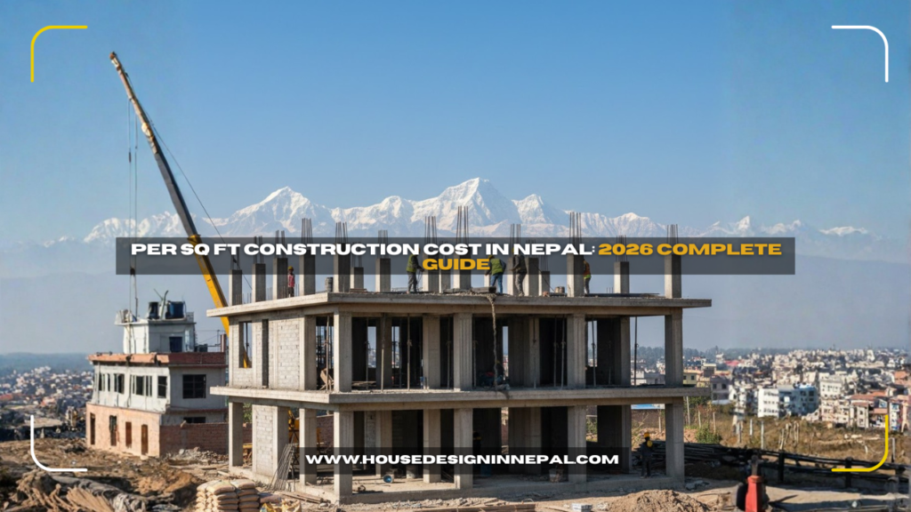 Per Sq Ft Construction Cost in Nepal