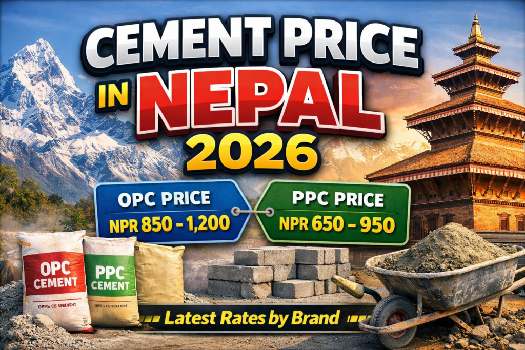cement price in nepal 2026