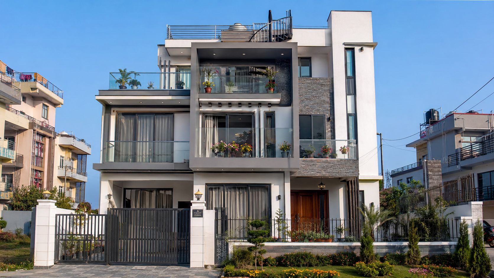 2.5 storey vs 3 storey house design in Nepal comparison